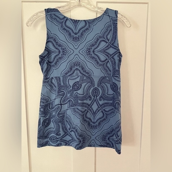 Patagonia Blue Tank Top Patterned Blouse Size Small - Picture 2 of 3